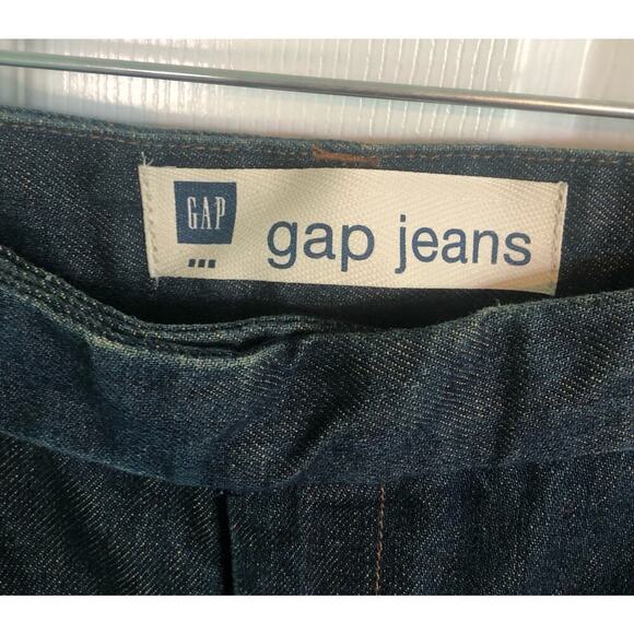 Gap Jeans Wide Leg Capri Jeans Slight Iridescence/ Yellow Undertone - Size 4 - Picture 2 of 7